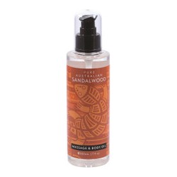 PURE AUSTRALIAN SANDALWOOD MASSAGE AND BODY OIL 200ML