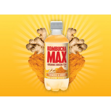 KOMBUCHA MAX TURMERIC AND GINGER 500ML