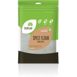 LOTUS ORGANIC SPELT FLOUR WHOLEMEAL 1KG