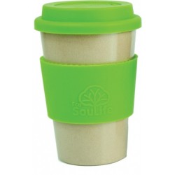 ECOSOULIFE RICE HUSK TRAVELER CUP GREEN 443ML