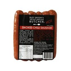 SUZY SMOKED CHILLI SAUSAGES 370G