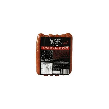 SUZY SMOKED CHILLI SAUSAGES 370G