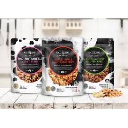 ECLIPSE ORGANICS RAW MUESLI FRUIT AND NUTS WITH SEEDS 500G