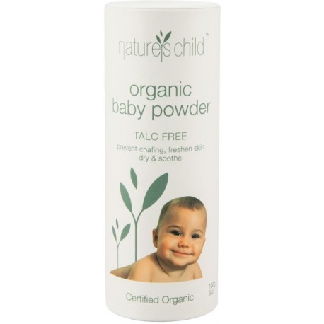 NATURES CHILD CERTIFIED ORGANIC BABY POWDER 100G