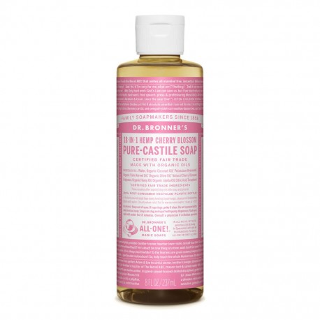 DR BRONNERS CHERRY BLOSSOM PURE-CASTILE SOAP 473ML