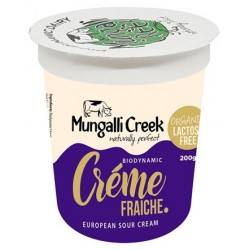 MUNGALLI CREEK DAIRY BIODYNAMIC CREME FRAICHE 200G