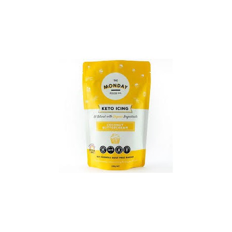 THE MONDAY FOOD CO KETO ICING COCONUT BUTTERCREAM 240G