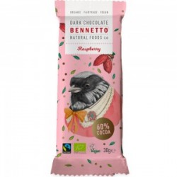 BENNETTO DARK CHOCOLATE RASPBERRY 30G