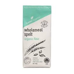 CERES ORGANICS WHOLEMEAL SPELT FLOUR HOME COMPOSTABLE PACKAGING 700G