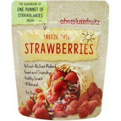 ABSOLUTE FRUITZ FREEZE DRIED STRAWBERRIES 35G