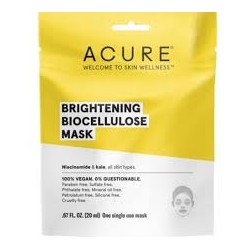 ACURE BRILLIANTLY BRIGHTENING BIOCELLULOSE MASK 20ML