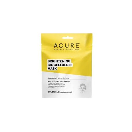 ACURE BRILLIANTLY BRIGHTENING BIOCELLULOSE MASK 20ML