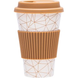 LUVIN LIFE ECO BAMBOO COFFEE CUP GEO 430ML