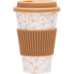 LUVIN LIFE ECO BAMBOO COFFEE CUP GEO 430ML