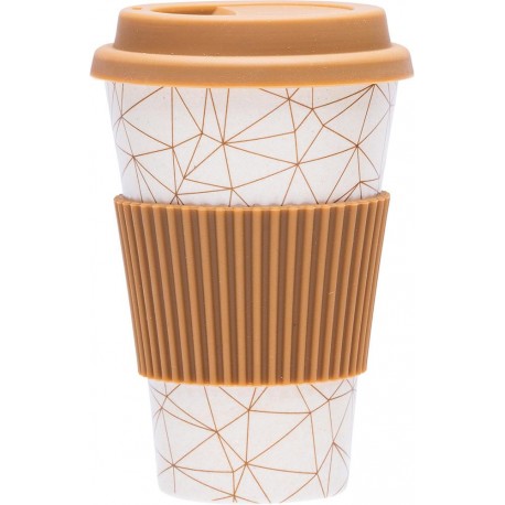 LUVIN LIFE ECO BAMBOO COFFEE CUP GEO 430ML