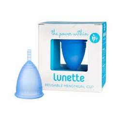 LUNETTE REUSABLE MENSTRUAL CUP SIZE 2 BLUE
