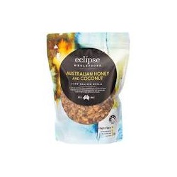 ECLIPSE WHOLEFOODS SLOW ROASTED AUSTRALIAN HONEY AND COCONUT MUESLI 450G