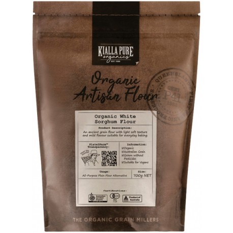 KIALLA PURE ORGANIC SORGHUM FLOUR 700G