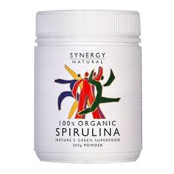 SYNERGY NATURAL ORGANIC SPIRULINA 200G