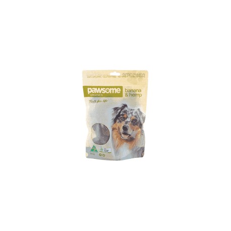 PAWSOME BANANA HEMP DOG TREATS 200G