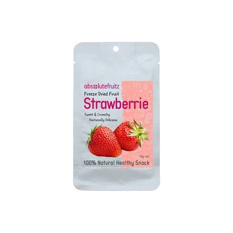 ABSOLUTEFRUITZ FREEZE DRIED STRAWBERRIES 18G