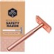 EVER ECO ROSE GOLD SAFETY RAZOR WITH 10 REPLACEMENT BLADES