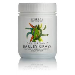 SYNERGY NATURAL ORGANIC BARLEY GRASS POWDER 200G