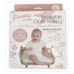 PANDAS BY LUVME REUSABLE CLOTH NAPPY MULTIFIT