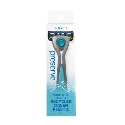 PRESERVE SHAVE5 RAZOR CHARCOAL