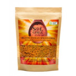 SOL GHEE ORGANIC INDIAN SPICED DHAL RED LENTIL 400G