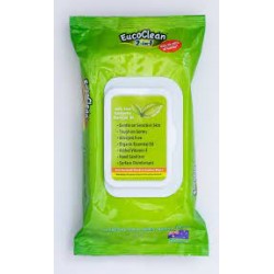 EUCOCLEAN ANTIBACTERIAL WIPES 60PK