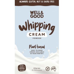 WELL AND GOOD WHIPPING CREAM POWDER 250G