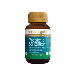 HERBS OF GOLD PROBIOTIC 55 BILLION 60 CAPSULES