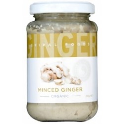 SPIRAL FOODS ORGANIC MINCED GINGER 210G