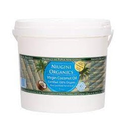 NIUGINI CERTIFIED ORGANIC VIRGIN COCONUT OIL 5L PAIL