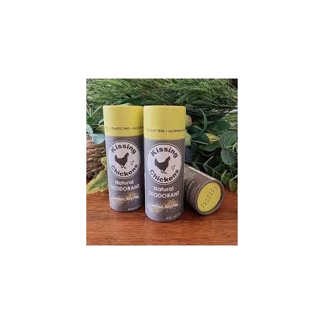 KISSING CHICKENS NATURAL DEODORANT LEMON MYRTLE 60G