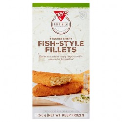 FRYS FISH-STYLE FILLETS 240G