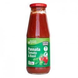 ABSOLUTE ORGANIC TOMATO BASIL PASSATA 680G