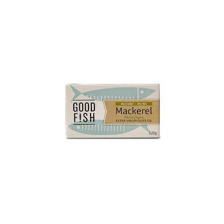 GOOD FISH MACKERAL IN OLIVE OIL 120G