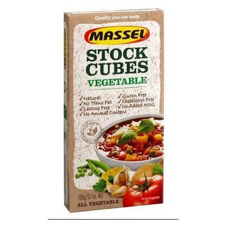 MASSEL STOCK CUBES VEGETABLE 105G