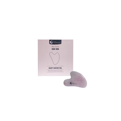 NUYRA ORGANICS ROSE QUARTZ GUA SHA BEAUTY CONTOUR TOOL