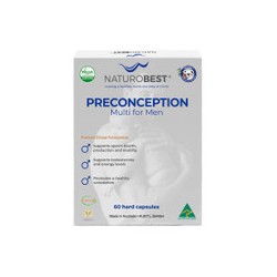 NATUROBEST PRECONCEPTION MULTI FOR MEN 60 HARD CAPSULES