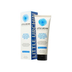 LITTLE URCHIN NATURAL CLEAR ZINC SUNSCREEN SPF 50PLUS 100G