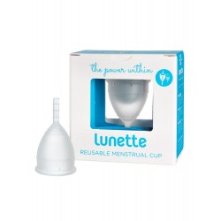 LUNETTE REUABLE MENSTRUAL CUP MODEL 1 CLEAR