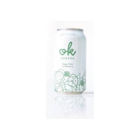 OK BOOCHA FINGER LIME AND STRAWBERRY 375ML