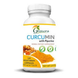 GRENERA CURCUMIN WITH PEPERINE CAPSULES 120 CAPSULES