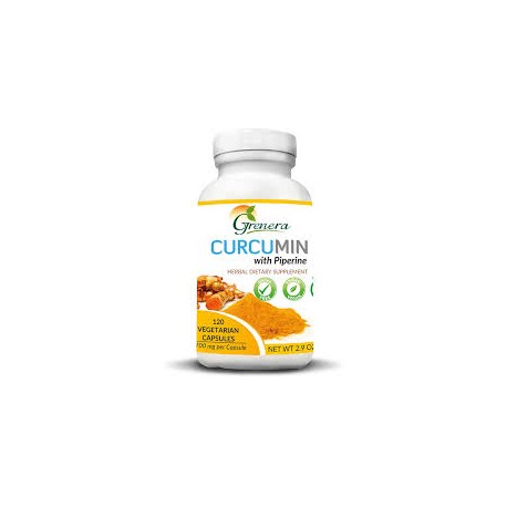 GRENERA CURCUMIN WITH PEPERINE CAPSULES 120 CAPSULES