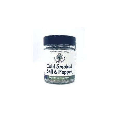EVERYORGANICS COLD SMOKED SALT AND PEPPER 130G