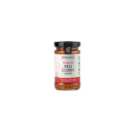 MEKHALA ORGANIC RED CURRY PASTE 100G