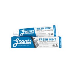 GRANTS OF AUSTRALIA FRESH MINT TOOTHPASTE WITH TEA TREE OIL AND FLOURIDE 110ML